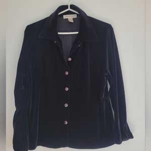 Vintage velvet blazer